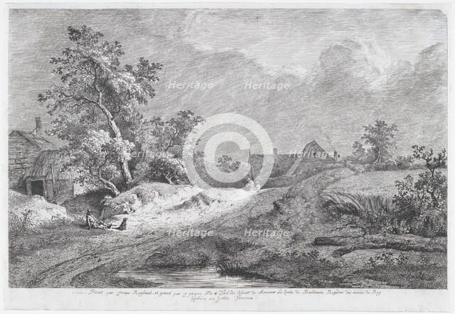 Wheat Field, 1772. Creator: Jean-Jacques de Boissieu.