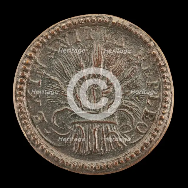 Wheat-sheaf [reverse], probably 1540/1586. Creator: Pastorino Pastorini.