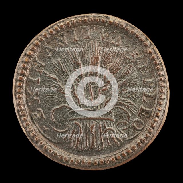 Wheat-sheaf [reverse], probably 1540/1586. Creator: Pastorino Pastorini.