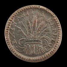 Wheat-sheaf [reverse], probably 1540/1586. Creator: Pastorino Pastorini
