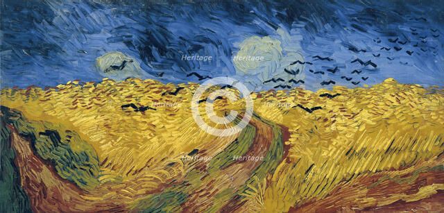 Wheatfield with Crows. Artist: Gogh, Vincent, van (1853-1890)