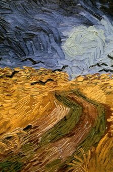 Wheatfield with Crows (detail) 1890. Artist: Vincent van Gogh