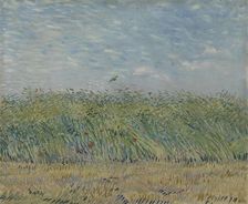 Wheatfield with Partridge, 1887. Creator: Gogh, Vincent, van (1853-1890)