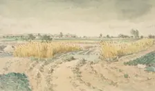 Wheatfields, 1865. Creator: Theodore Rousseau