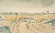 Wheatfields, 1865. Creator: Theodore Rousseau