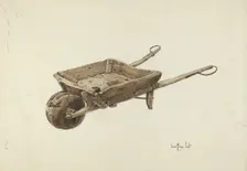 Wheel Barrow, c. 1938. Creator: Geoffrey Holt