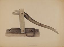 Wheel Jack, 1940. Creator: Orville Skaren