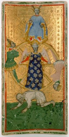 Wheel Of Fortune. Tarot card