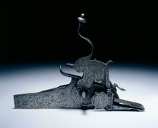 Wheel-Lock from a Hunting Gun, 1600s. Creator: Unknown