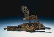 Wheel-Lock from a Hunting Rifle, c. 1660-1720. Creator: Unknown