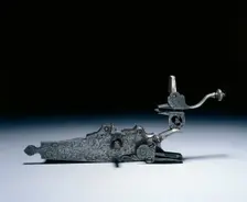 Wheel-Lock from a Hunting Rifle, early 1700s. Creator: Unknown