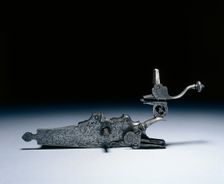 Wheel-Lock from a Hunting Rifle, early 1700s. Creator: Unknown