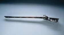 Wheel-Lock Hunting Rifle, mid-1600s. Creator: Hans Schmidt (Austrian, 1669)