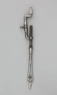 Wheel-Lock Spanner Combined with Screwdriver and Spring Clamp, Germany, 1567. Creator: Unknown