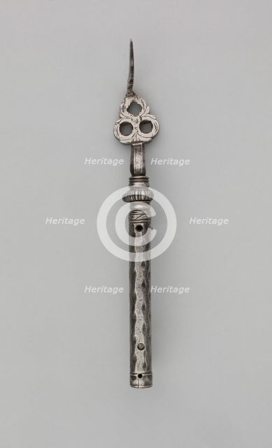 Wheel-Lock Spanner, Turnscrew, and Adjustable Powder-Measure, Germany, first half of 17th cent. Creator: Unknown.