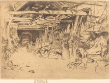 Wheelwright, 1879/1880. Creator: James Abbott McNeill Whistler