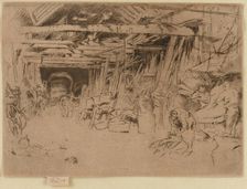 Wheelwright, 1879-1880. Creator: James Abbott McNeill Whistler