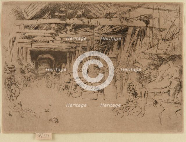 Wheelwright, 1879-1880. Creator: James Abbott McNeill Whistler.