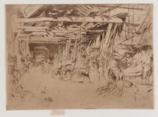 Wheelwright, 1879-1880. Creator: James Abbott McNeill Whistler