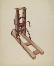 Wheelwright's Drill, 1935/1942. Creator: Joseph L. Boyd