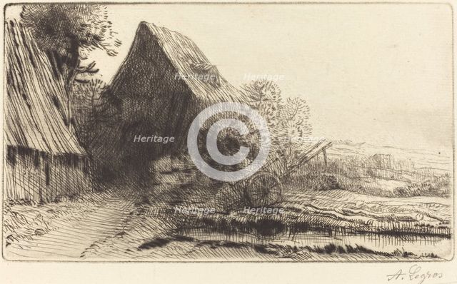 Wheelwright's Home (La maison du charron). Creator: Alphonse Legros.