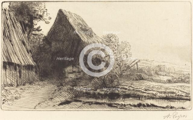 Wheelwright's Home (La maison du charron). Creator: Alphonse Legros.