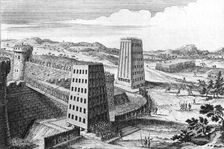 Wheeled siege towers and bridges, 13th century (18th century)