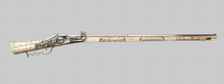 Wheellock-Matchlock Gun, Suhl, 1580/1600. Creator: Unknown