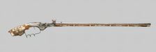 Wheellock Birding Rifle (Tschinke), Silesia, 1650/60. Creator: Unknown