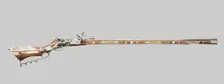 Wheellock Birding Rifle (Tschinke), Teschen, 1630. Creator: Unknown