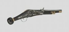 Wheellock Puffer (Pistol) for the Mounted Bodyguard of the Elector of Saxony, East Germany, 1589. Creator: Abraham Dressler