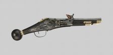Wheellock Puffer (Pistol) for the Mounted Bodyguard of the Elector of Saxony, Dresden, 1591. Creator: Abraham Dressler
