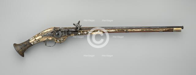 Wheellock Pistol, French, ca. 1580-1600. Creator: Unknown.