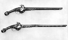 Wheellock Pistol, French, ca. 1600-1610. Creator: Unknown