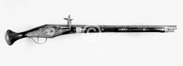 Wheellock Pistol, French Royal Arms Collection, inv. no. 217, Italian, probably Brescia, ca. 1625-30 Creator: Unknown.