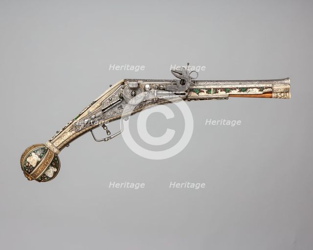 Wheellock Pistol, German, Nuremberg, ca. 1580. Creator: Peter Danner.