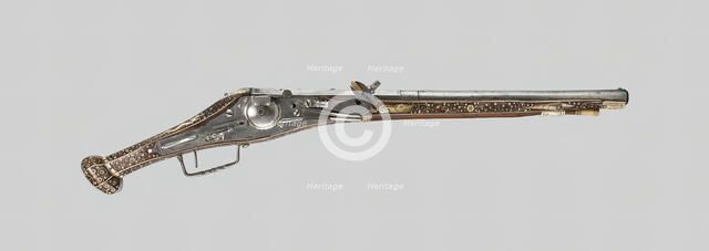 Wheellock Pistol, Nuremberg, 1567. Creator: Hans Gender.