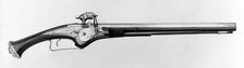 Wheellock Pistol, Swiss, Zürich, dated 1640. Creator: Felix Werder