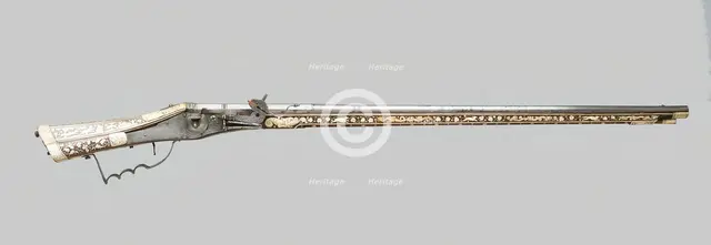Wheellock Rifle, Austria, 1580-1600. Creator: Unknown.