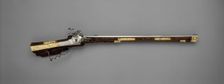 Wheellock Rifle, German, Schwäbisch Gmünd, ca. 1680-90. Creator: Johann Michael Maucher