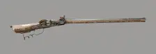 Wheellock Rifle, Germany, 1595. Creator: Unknown