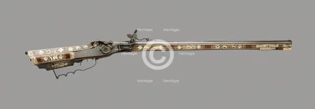 Wheellock Rifle, Germany, 1625/50. Creator: Unknown.