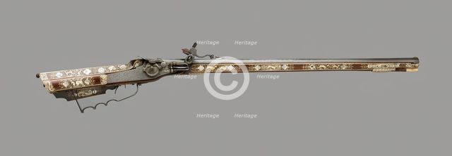 Wheellock Rifle, Germany, 1625/50. Creator: Unknown.
