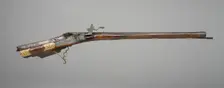 Wheellock Rifle, Vienna, c. 1725. Creator: Johann Casper Rudolph