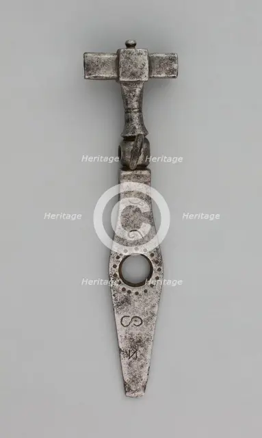 Wheellock Spanner and Turnscrew, Germany, 1682. Creator: Unknown.