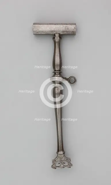 Wheellock Spanner, Germany, early 17th century. Creator: Unknown.