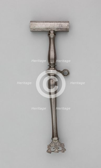 Wheellock Spanner, Germany, early 17th century. Creator: Unknown.