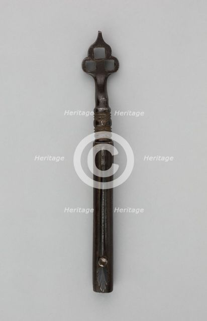 Wheellock Spanner with Powder Measure and Screwdriver, Germany, 17th century. Creator: Unknown.