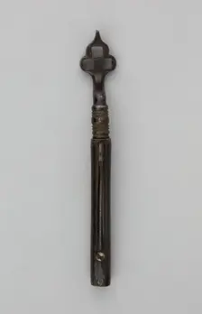 Wheellock Spanner with Powder Measure and Screwdriver, Germany, 17th century. Creator: Unknown