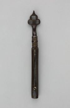 Wheellock Spanner with Powder Measure and Screwdriver, Germany, 17th century. Creator: Unknown